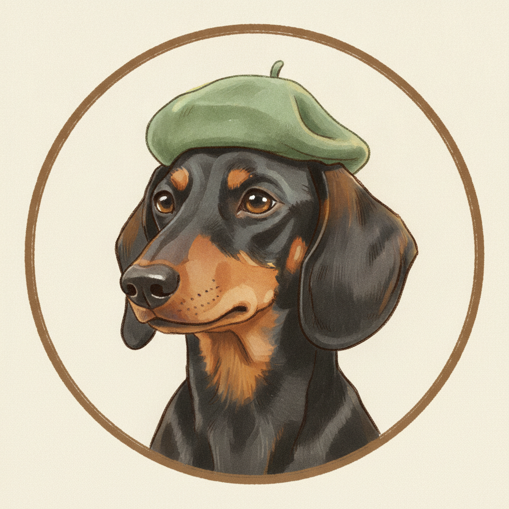 Beans the dachshund