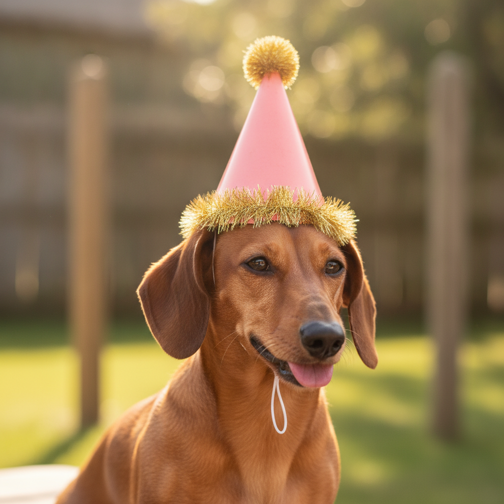 Pretzel the dachshund