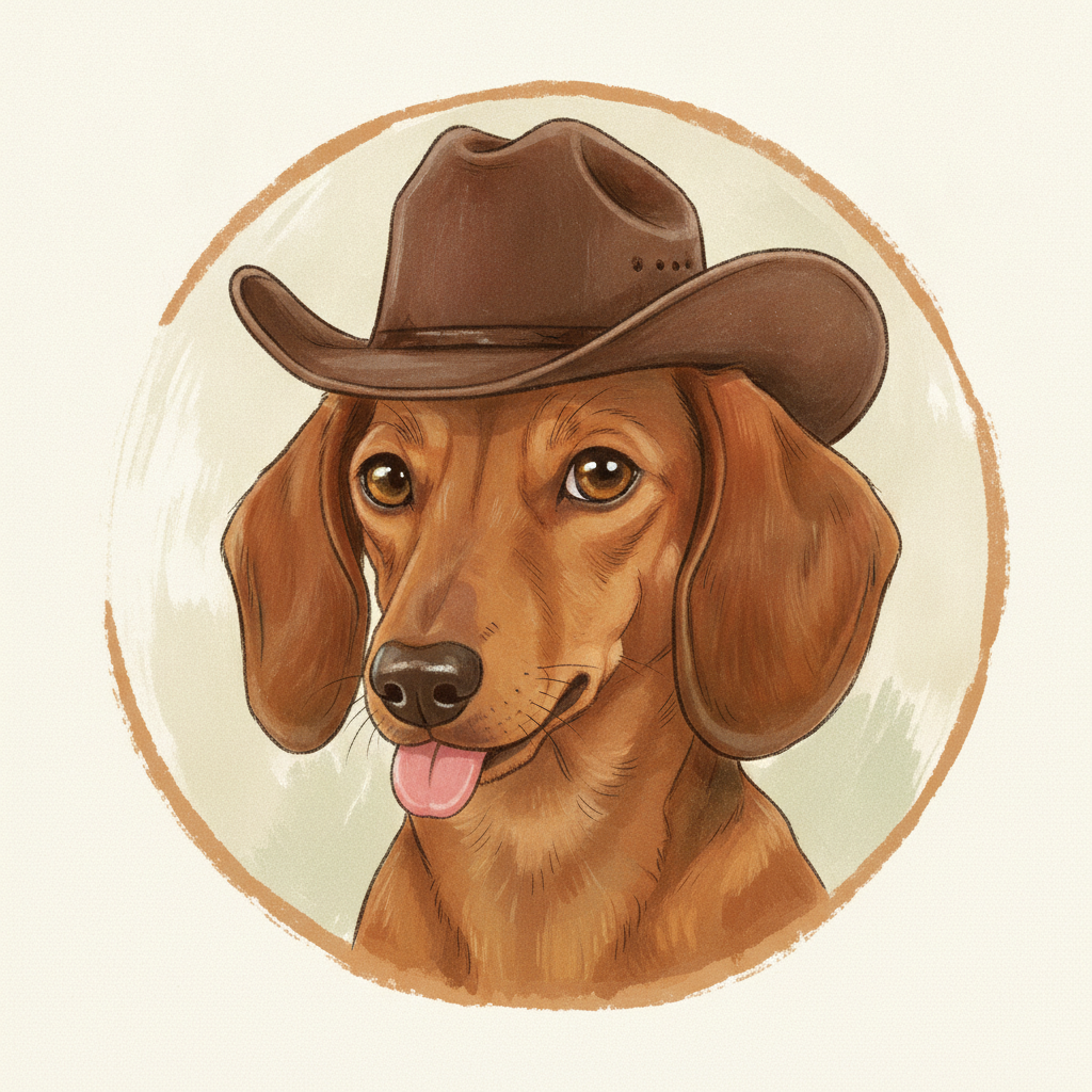 Sausage-Link the dachshund